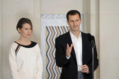 Tổng thống Assad và vợ