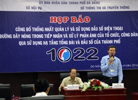 Đà Nẵng công bố đường dây nóng duy nhất 1022