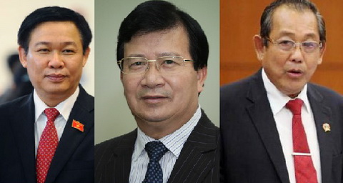 Danh sách đề cử 3 Phó Thủ tướng và các Bộ trưởng mới
