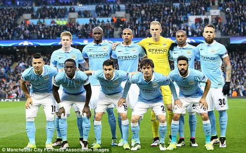 Dàn cầu thủ đắt giá hiện tại của Man City