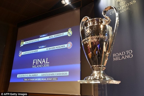 2 cặp đấu bán kết Champions League hứa hẹn rất hấp dẫn