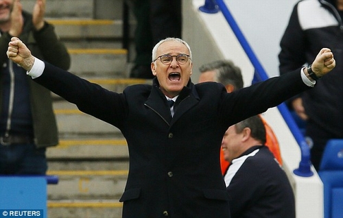 HLV Ranieri góp công lớn cho chiến tích của Leicester