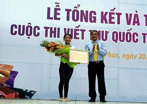 Học sinh Hải Dương đoạt giải viết thư hay nhất năm nay