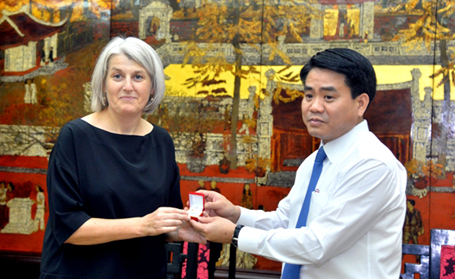 Chủ tịch UBND TP Hà Nội tiếp Đại sứ đặc mệnh toàn quyền Vương quốc Đan Mạch