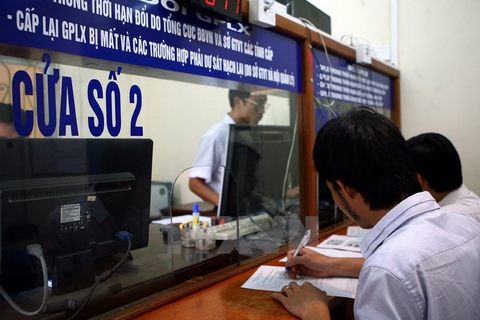 Hà Nội: Từ 4/7 đăng ký cấp đổi giấy phép lái xe qua mạng