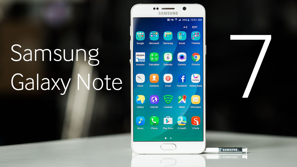 Samsung Galaxy Note 7 xuất hiện với yếu tố bất ngờ