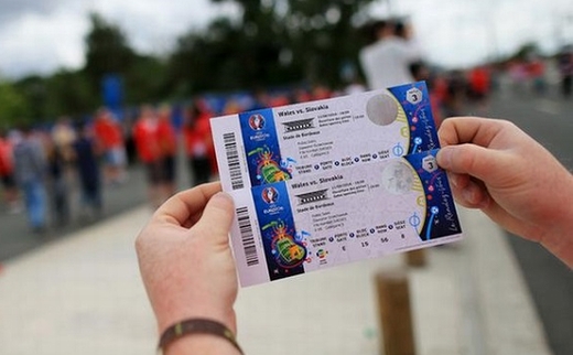 Có thể dễ dàng mua vé chợ đen tại Euro 2016