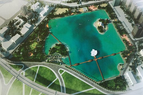 Khởi công dự án công viên xanh hơn 900 tỷ tại Cầu Giấy