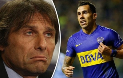 HLV Conte gọi điện dụ Tevez gia nhập Chelsea