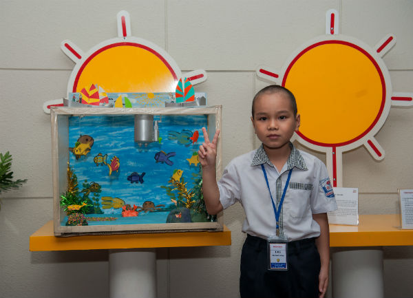 Nguyễn Chí Tình, học sinh lớp 3 tại Hậu Giang giành giải nhất