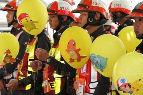 Cảnh sát sẽ bắt người chơi Pokemon Go trên đường phố Bangkok