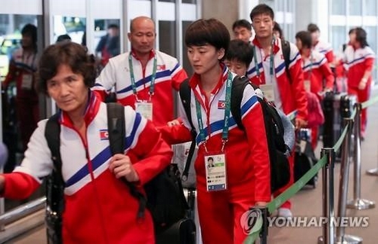 VĐV Triều Tiên phải chịu sức ép rất lớn về mặt thành tích tại các kỳ Olympic. Ảnh: Yonhap News.