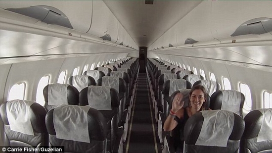 Cả chuyến bay chỉ có 2 hành khách!