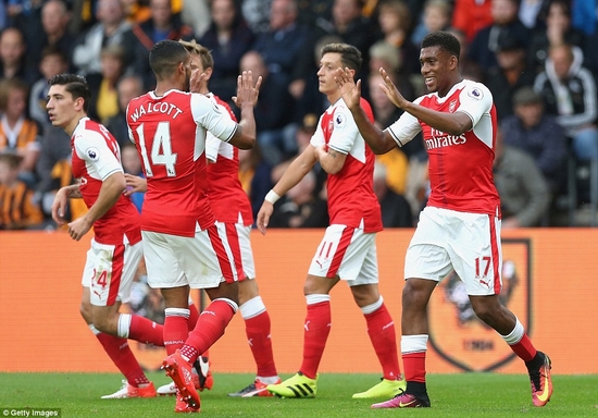 Niềm vui chiến thắng của Arsenal