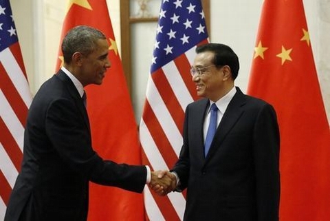 Tổng thống Obama và Thủ tướng Lý Khắc Cường