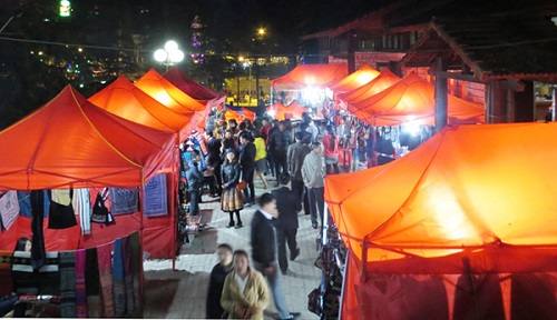 Sa Pa: Tổ chức thí điểm chợ đêm