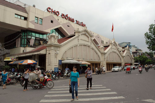 Quận Hoàn Kiếm muốn xây lại chợ Đồng Xuân thành 9 tầng
