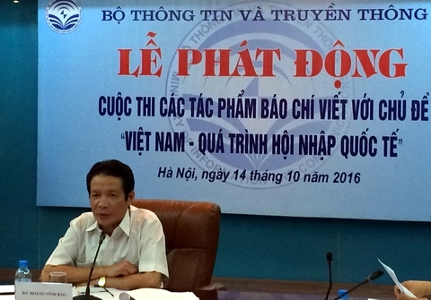 Phát động thi viết &quot;Việt Nam - Quá trình hội nhập quốc tế&quot;