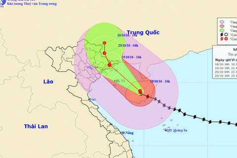 Bão số 7: Gió đã giật cấp 8 ở Lạng Sơn