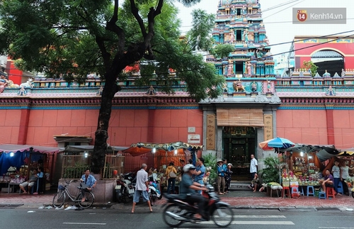 Đền thờ Mariamman nằm trên đường Trương Định (quận 1).