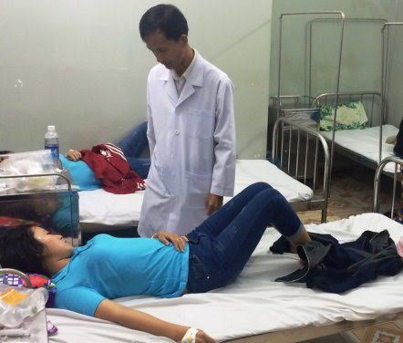 Một nữ công nhân ở công ty Worldon VN nhập viện sau bữa trưa ngày 29/10.