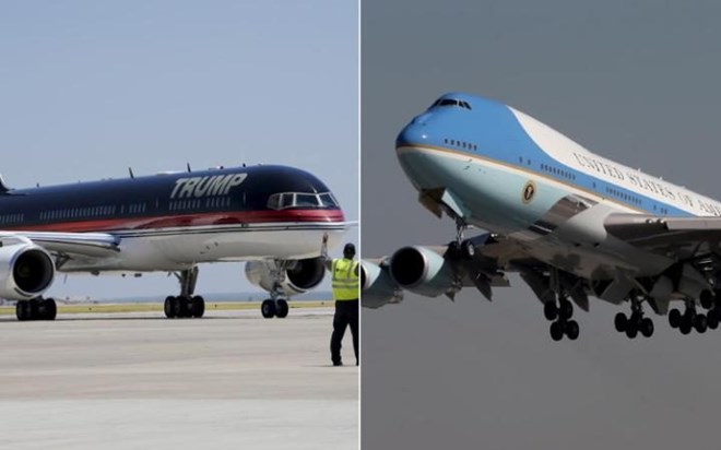 Phi cơ của ông Trump và Air Force One: Máy bay nào ấn tượng hơn?