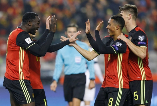 Bỉ đang có mạch toàn thắng ở vòng loại WC 2018