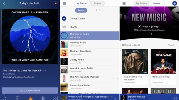 Pandora - đây là kênh nghe nhạc và nghe radio miễn phí, nổi tiếng trên toàn thế giới. Ứng dụng Pandora cung cấp cho người dùng 1 kênh âm nhạc giải trí đích thực, phong phú về thể loại và sở hữu cơ sở dữ liệu khổng lồ, cho phép cá nhân hóa kênh radio theo yêu cầu.