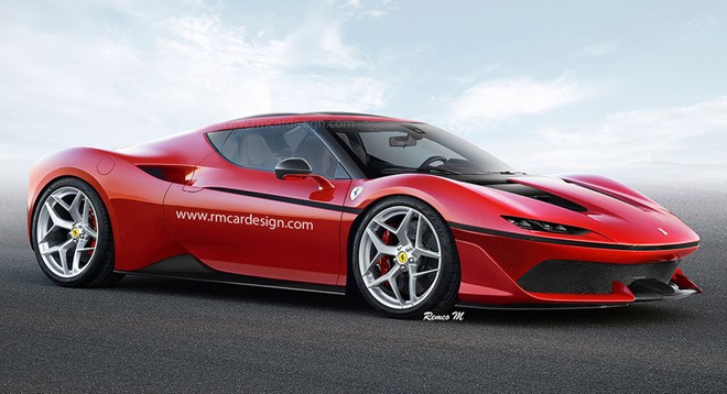 Chỉ 50 chiếc Ferrari J50 được sản xuất cho thị trường Nhật Bản. Ảnh: 