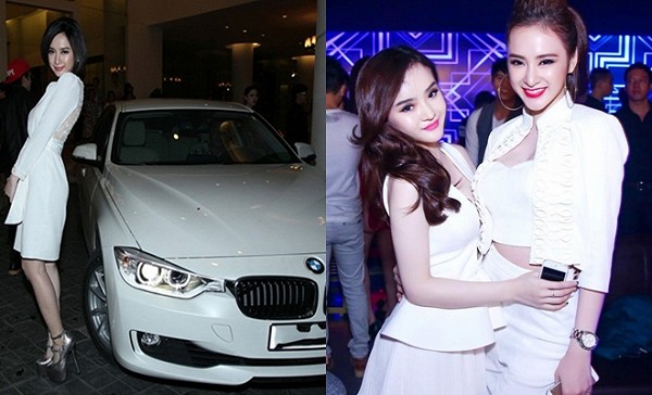Sau khi mua xế hộp mới, nữ diễn viên Sứ mệnh trái tim cũng không bán chiếc BMW trị giá gần 2 tỷ mà để tặng cho Phương Trang vì công việc kinh doanh mỹ phẩm của em gái rất bận rộn, thường xuyên phải đi lại.