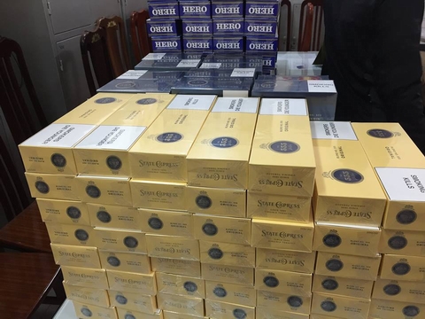 Hà Nội: Bắt hơn 6 nghìn bao thuốc lá lậu