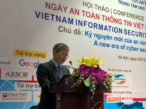 Thứ trưởng Bộ TT&TT Nguyễn Thành Hưng phát biểu khai mạc tại sự kiện.