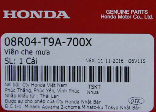 Tem đỏ của Honda