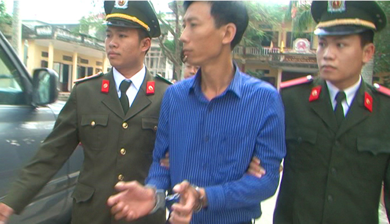 Cơ quan An ninh điều tra Công an tỉnh Thanh Hóa thi hành lệnh bắt tạm giam  đối với Trần Công Trung