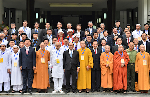 Thủ tướng gặp gỡ các chức sắc cao cấp của các tổ chức tôn giáo