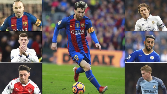 Messi nổi bật ở khả năng kiến tạo trong năm 2016