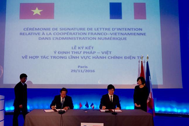 Pháp sẽ hỗ trợ Việt Nam triển khai Chính phủ điện tử