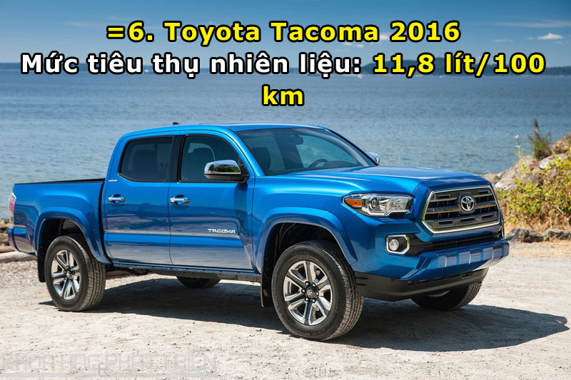 6. Toyota Tacoma 2016.