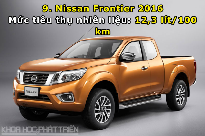 9. Nissan Frontier 2016.