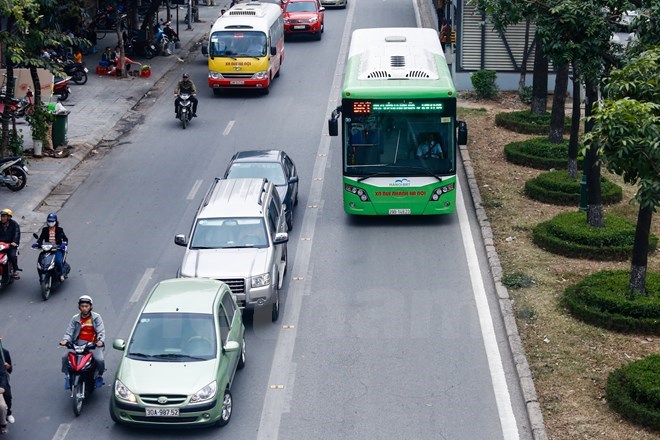 Hà Nội mở thêm tuyến buýt nhanh BRT Kim Mã-Hòa Lạc