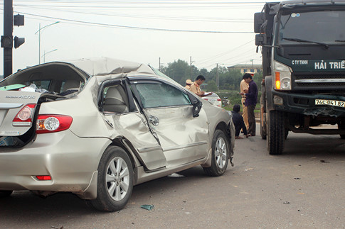 Chủ nhiệm Ủy ban kiểm tra Tỉnh ủy Quảng Tri bị tai nạn