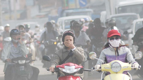 Ô nhiễm không khí tại Hà Nội đang ở mức cảnh báo cao