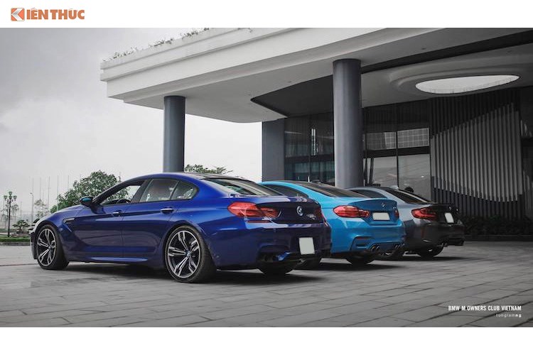 Trong 3 chiếc xe này, chiếc xe cao cấp nhất và cũng về Việt Nam sớm nhất là BMW M6 GranCoupe. Chiếc M6 Gran Coupe duy nhất tại miền Bắc thuộc sở hữu của một người yêu xe BMW và được đưa về Việt Nam vào năm 2014, được chủ xe đặt với màu xanh San Marino Blue nổi bật và có thể coi là 