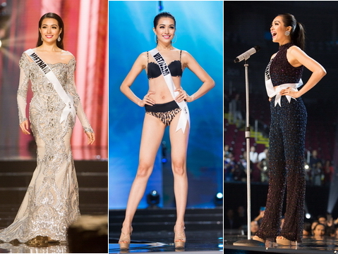 Lệ Hằng tự tin toả sáng trong đêm bán kết Miss Universe 2016