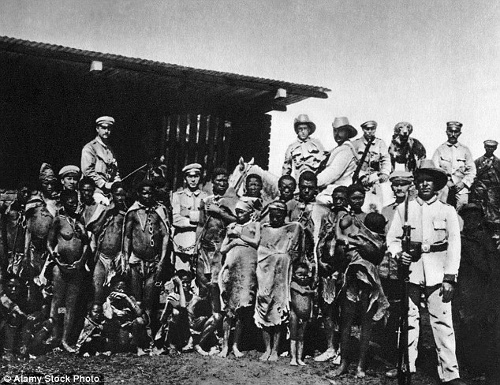 Quân Đức và người trong bộ lạc Namibia 