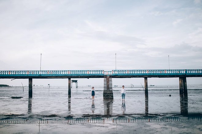 Bãi biển Tân Thành - địa điểm sống ảo mới của giới trẻ Sài Gòn. Ảnh: 