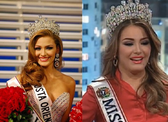 Migbelis Castellanos từ khi đăng quang ngôi vị Hoa hậu Venezuela 2013 đã lập tức trở thành ứng cử viên sáng giá nhất cho chiếc vương miện Hoa hậu Hoàn vũ 2014. Tuy nhiên, người đẹp nhanh chóng trở thành ‘bom xịt’ tại cuộc thi vì đã tăng cân quá đà.