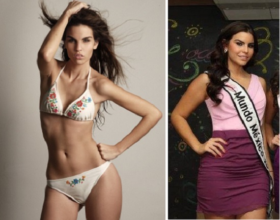 Không may mắn như người đẹp Venezuela, Hoa hậu Thế giới Mexico 2010 - Cynthia de la Vega đã bị tước vương miện và truất quyền tham dự cuộc thi quốc tế vì để tăng cân không kiểm soát.