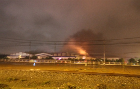Điều tra nguyên nhân vụ cháy tại Công ty ô tô Trường Hải