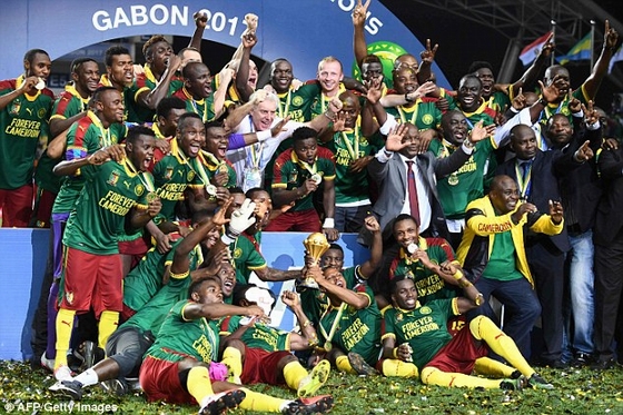 Cameroon lần thứ 5 vô địch giải CAN